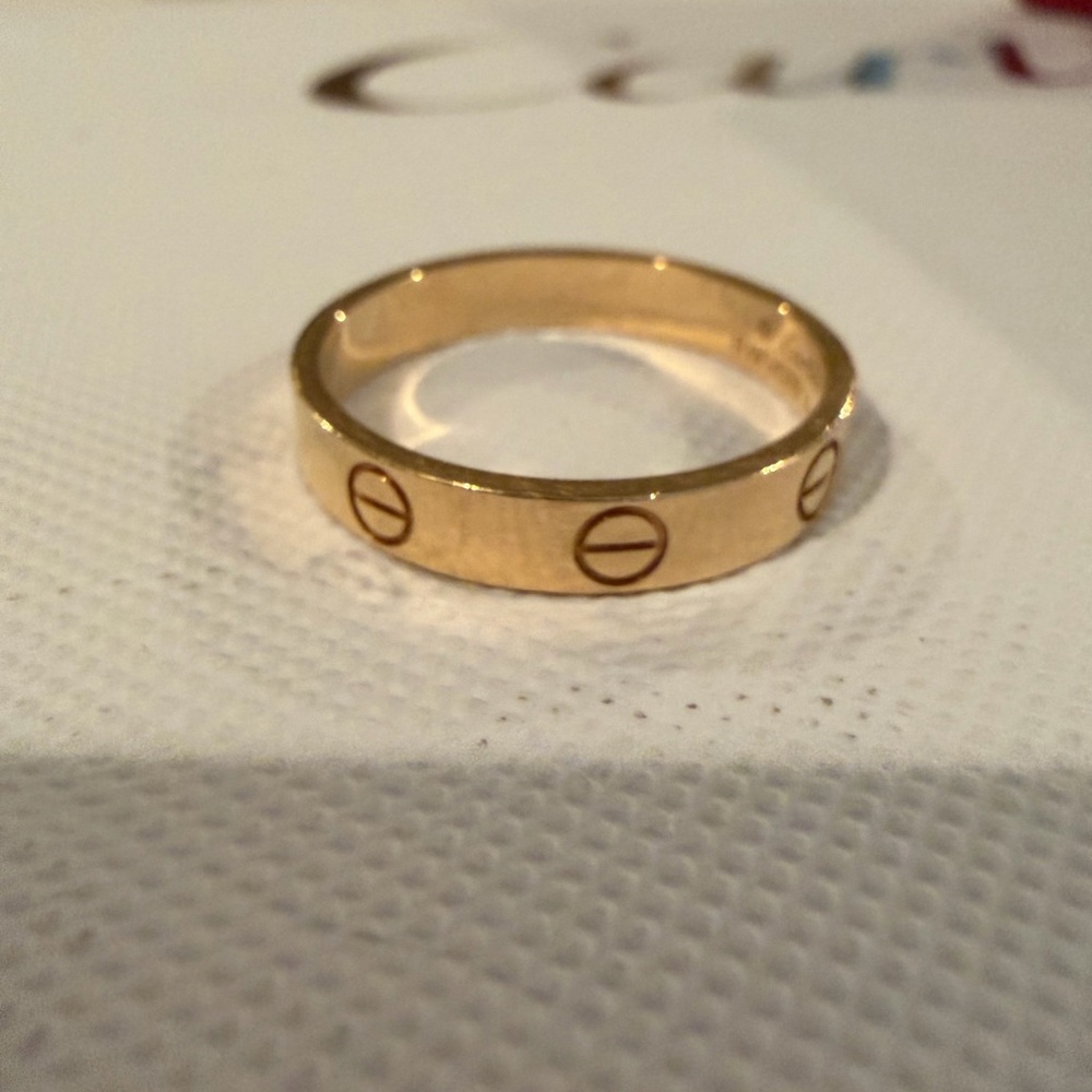 Cartier Gold Wedding Ring - Picture 6 of 16